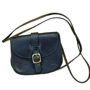 Clare Vivier black leather crosbody bag